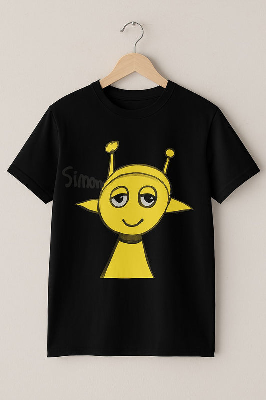 Simon the Alien – Graphic T-Shirt, 100% Cotton, Unisex