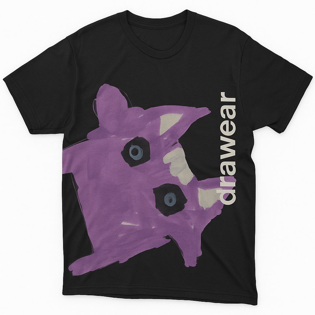 Art T-Shirt – “Purple Creature” | Draw & Wear
