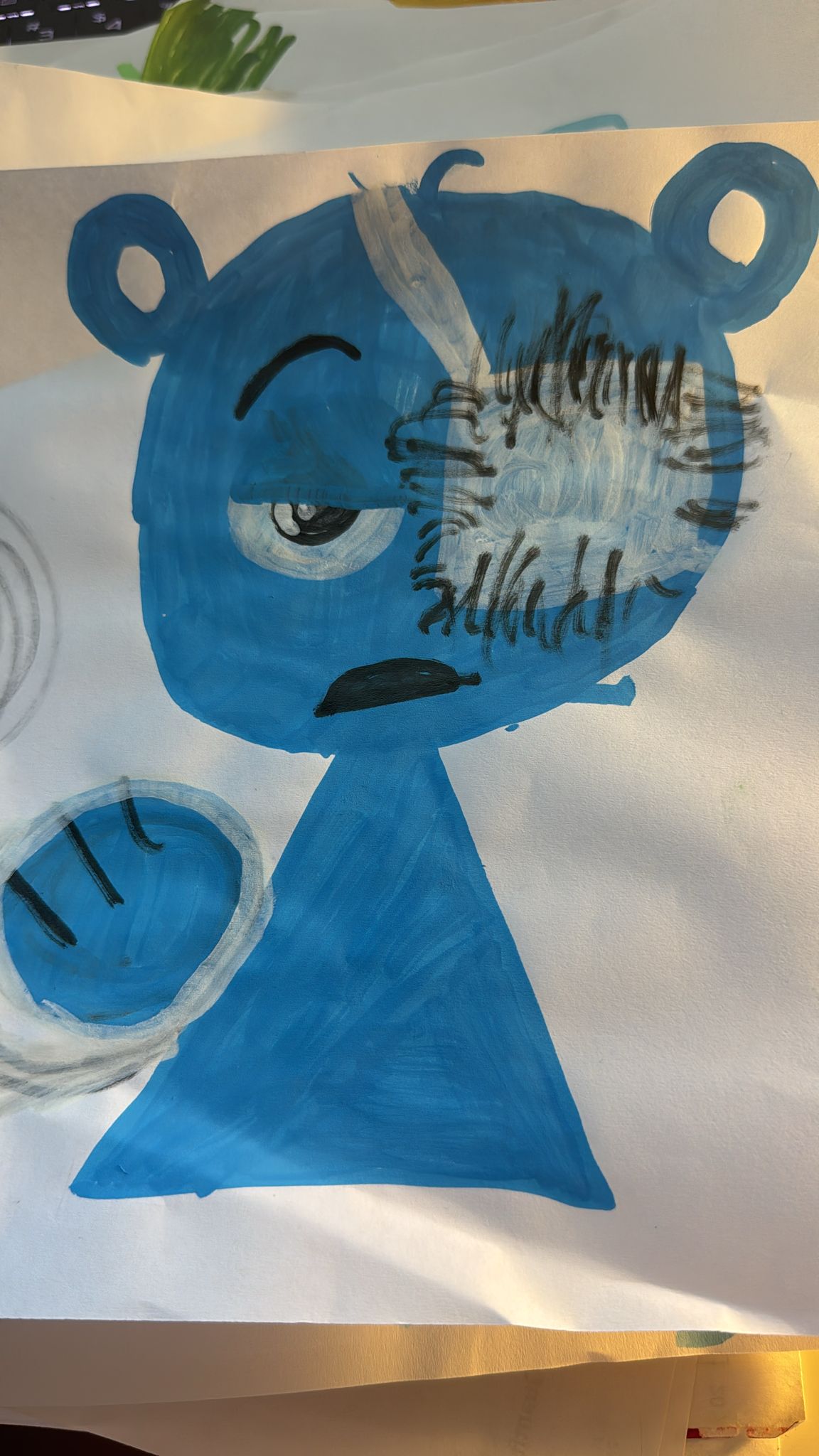 T-shirt with Blue Bear | Draw & Wear