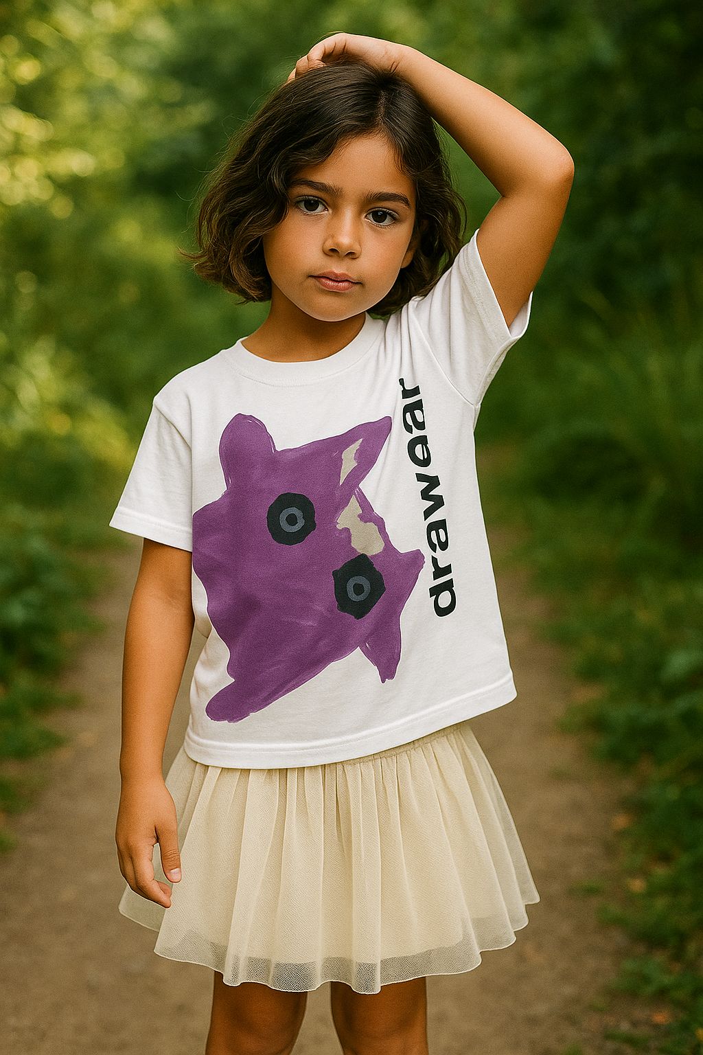 Art T-Shirt – “Purple Creature” | Draw & Wear