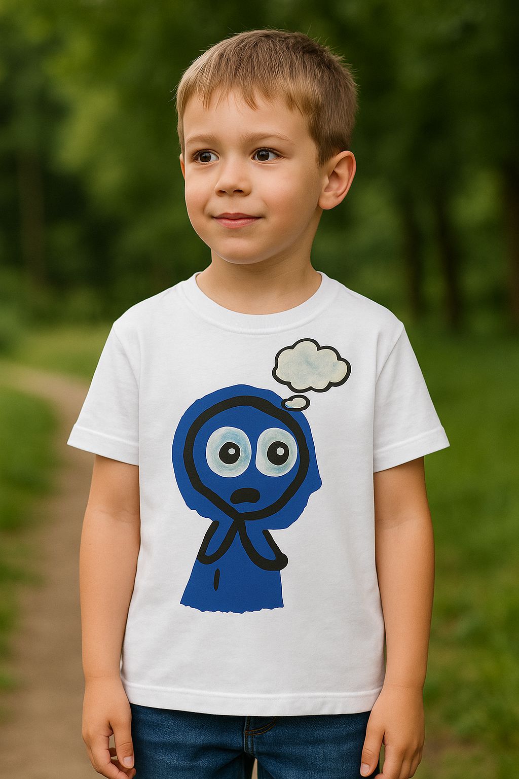 Blue Buddy – Graphic T-Shirt, 100% Cotton, Unisex
