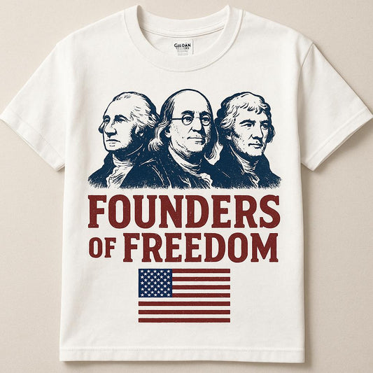 Founders of Freedom –  Patriotic Tee