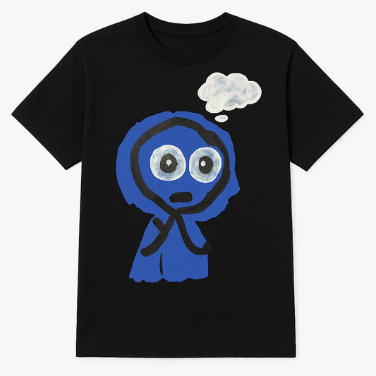 Blue Buddy” Graphic T-Shirt — Unisex, All Sizes, Also in White